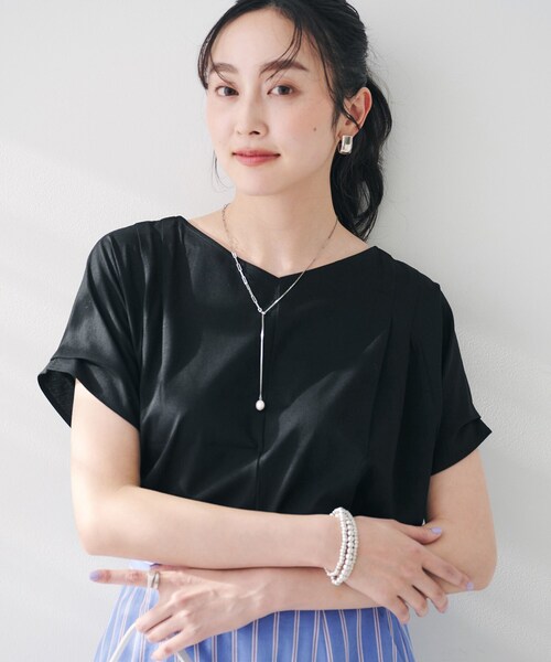 【試着のみ・美品】BRILL ポエットスリーブカットソー ブラック マーキススリットボリュームスリーブブラウス – LA BELLE ETUDE