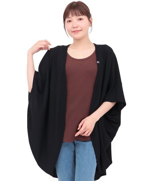 チチカカ（チチカカ）の「サラサラテレコドルマンカーディガン（カーディガン/ボレロ・レディース・マスタード/ブラック/グレー・FREE）」の8枚目の写真