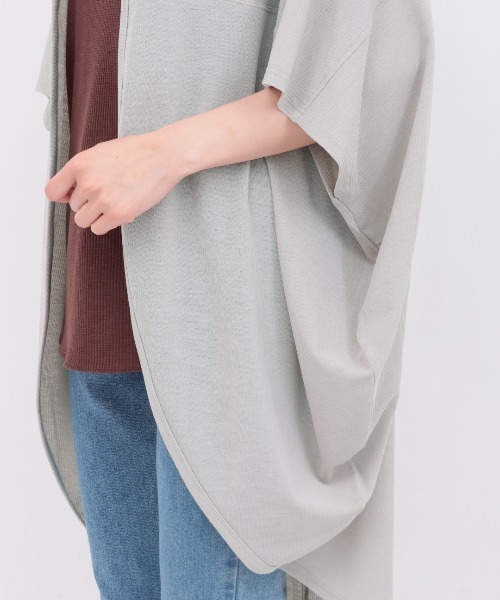 チチカカ（チチカカ）の「サラサラテレコドルマンカーディガン（カーディガン/ボレロ・レディース・マスタード/ブラック/グレー・FREE）」の15枚目の写真