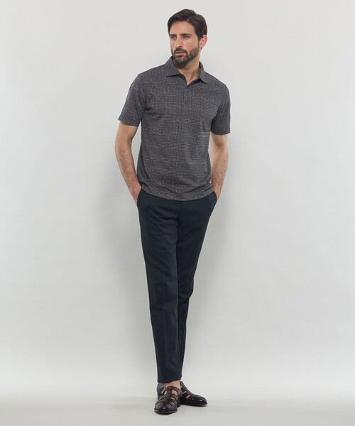 MACKINTOSH LONDON（マッキントッシュ ロンドン）の「【LEON掲載】ブライトンプリントポロシャツ（ポロシャツ・メンズ・ダークネイビー/ブラウン系その他5/グレー・XL/L/M）」の13枚目の写真