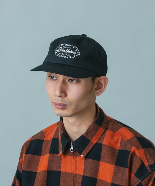 SILAS（サイラス）の「CAPITAL LETTER CAP（キャップ・メンズ・オレンジ/ブラック・ONE SIZE）」の9枚目の写真