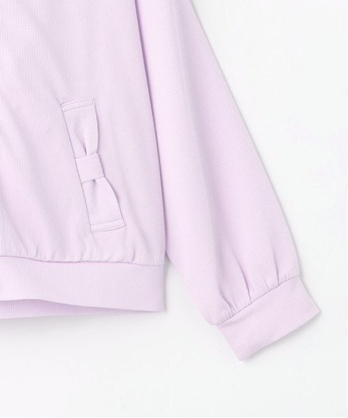 mezzo piano(メゾピアノ)の「UVカット ZIPパーカ(パーカー・キッズ・カラフル/ラベンダー・110cm/140cm/130cm/120cm/100cm/90cm)」の10枚目の写真