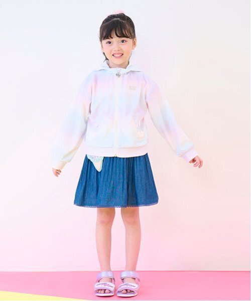 mezzo piano(メゾピアノ)の「UVカット ZIPパーカ(パーカー・キッズ・カラフル/ラベンダー・110cm/140cm/130cm/120cm/100cm/90cm)」の20枚目の写真