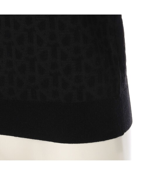 Felisi Golf(フェリージゴルフ)の「Felisi Golf(フェリージ ゴルフ) メリノウールクルーネックニット WS MERINO MONOGRAM CREW NECK KNIT(ニット/セーター・レディース・ネイビー/グレー/ブラック・M/S)」の7枚目の写真