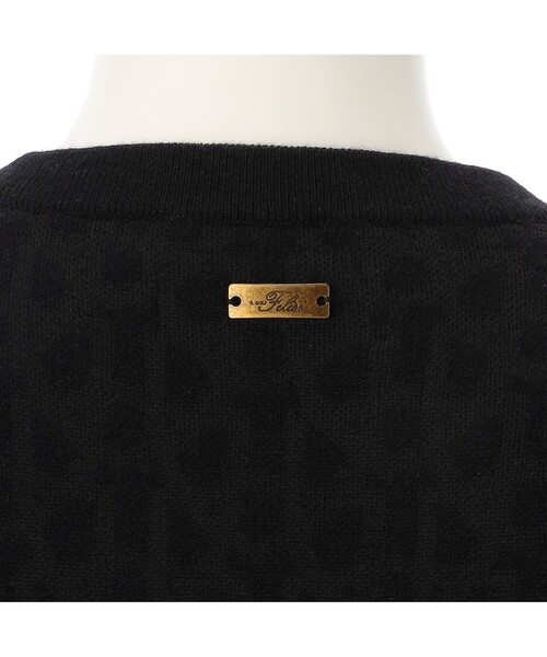 Felisi Golf(フェリージゴルフ)の「Felisi Golf(フェリージ ゴルフ) メリノウールクルーネックニット WS MERINO MONOGRAM CREW NECK KNIT(ニット/セーター・レディース・ネイビー/グレー/ブラック・M/S)」の8枚目の写真