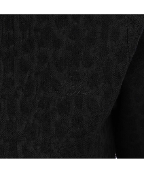 Felisi Golf(フェリージゴルフ)の「Felisi Golf(フェリージ ゴルフ) メリノウールクルーネックニット WS MERINO MONOGRAM CREW NECK KNIT(ニット/セーター・レディース・ネイビー/グレー/ブラック・M/S)」の9枚目の写真