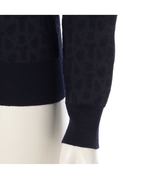 Felisi Golf(フェリージゴルフ)の「Felisi Golf(フェリージ ゴルフ) メリノウールクルーネックニット WS MERINO MONOGRAM CREW NECK KNIT(ニット/セーター・レディース・ネイビー/グレー/ブラック・M/S)」の13枚目の写真