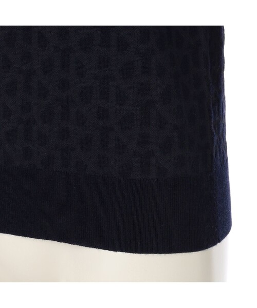 Felisi Golf(フェリージゴルフ)の「Felisi Golf(フェリージ ゴルフ) メリノウールクルーネックニット WS MERINO MONOGRAM CREW NECK KNIT(ニット/セーター・レディース・ネイビー/グレー/ブラック・M/S)」の14枚目の写真