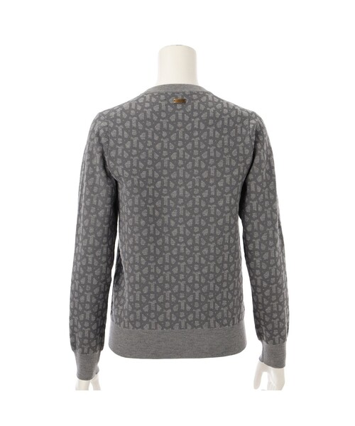 Felisi Golf(フェリージゴルフ)の「Felisi Golf(フェリージ ゴルフ) メリノウールクルーネックニット WS MERINO MONOGRAM CREW NECK KNIT(ニット/セーター・レディース・ネイビー/グレー/ブラック・M/S)」の18枚目の写真