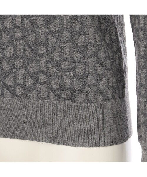Felisi Golf(フェリージゴルフ)の「Felisi Golf(フェリージ ゴルフ) メリノウールクルーネックニット WS MERINO MONOGRAM CREW NECK KNIT(ニット/セーター・レディース・ネイビー/グレー/ブラック・M/S)」の21枚目の写真