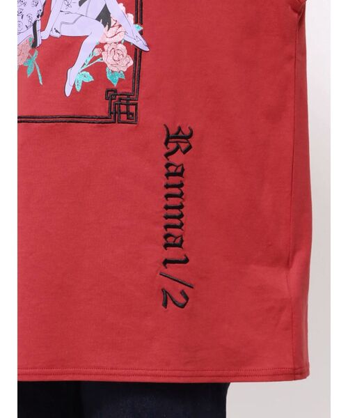 jouetie（ジュエティ）の「【TVアニメ『らんま1/2』jouetie】チャイナグラフィックTシャツ（Tシャツ/カットソー・レディース・ブラック/オフホワイト/レッド・MEDIUM）」の11枚目の写真