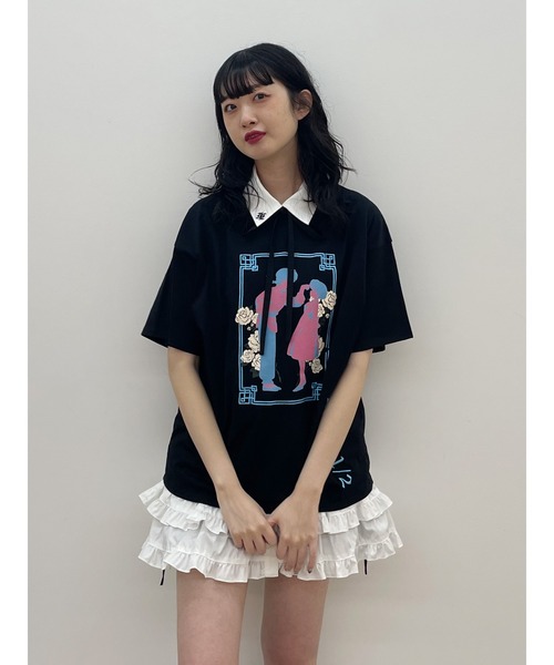 セール】【TVアニメ『らんま1/2』jouetie】チャイナグラフィックT