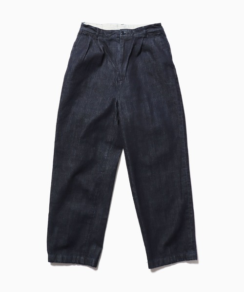 ROOPTOKYO(ループトウキョウ)の「BONNY WOVEN/ボニーウーブン TUCK PANTS/デニムパンツ(デニムパンツ・レディース・ネイビー・3)」の5枚目の写真