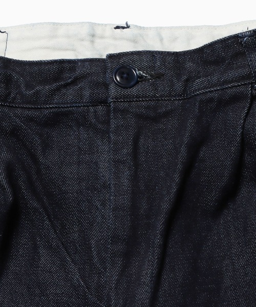 ROOPTOKYO(ループトウキョウ)の「BONNY WOVEN/ボニーウーブン TUCK PANTS/デニムパンツ(デニムパンツ・レディース・ネイビー・3)」の6枚目の写真