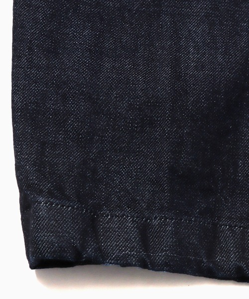 ROOPTOKYO(ループトウキョウ)の「BONNY WOVEN/ボニーウーブン TUCK PANTS/デニムパンツ(デニムパンツ・レディース・ネイビー・3)」の9枚目の写真