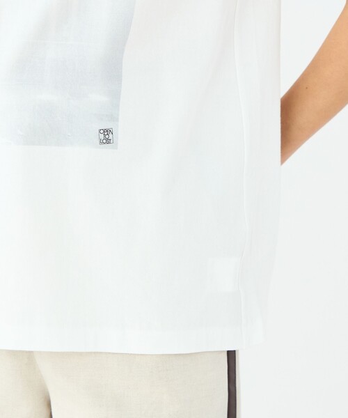 【MACPHEE】フォトプリント ノースリーブTシャツ フォトプリント ノースリーブTシャツ（Tシャツ/カットソー