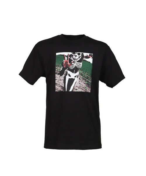 PLEASURES（プレジャー）の「SKELETON T-SHIRT（Tシャツ/カットソー・メンズ・ブラック・LARGE/MEDIUM）」の5枚目の写真