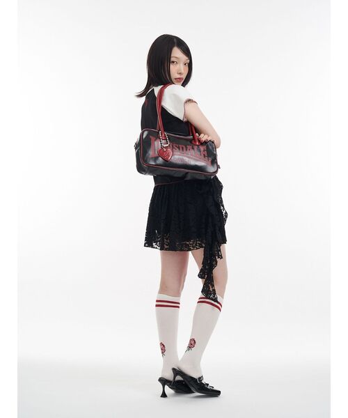 jouetie(ジュエティ)の「【LONSDALE×jouetie】ラグランTシャツ(Tシャツ/カットソー・レディース・ブラック/オフホワイト/ピンク・MEDIUM)」の12枚目の写真