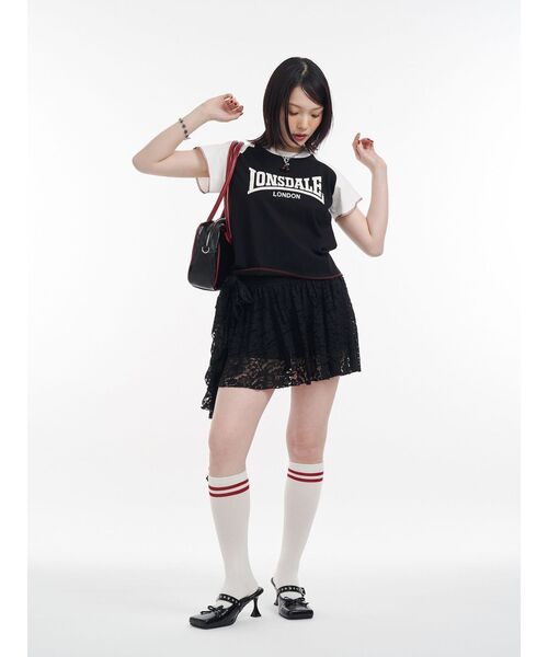 jouetie（ジュエティ）の「【LONSDALE×jouetie】ラグランTシャツ