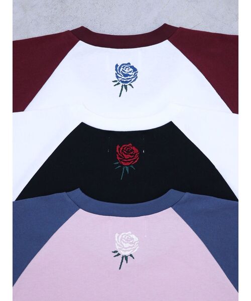 jouetie(ジュエティ)の「【LONSDALE×jouetie】ラグランTシャツ(Tシャツ/カットソー・レディース・ブラック/オフホワイト/ピンク・MEDIUM)」の22枚目の写真