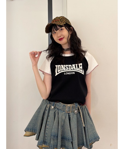 LONSDALE×jouetie】ラグランTシャツ（Tシャツ/カットソー