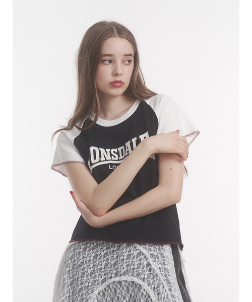 LONSDALE×jouetie】ラグランTシャツ（Tシャツ/カットソー