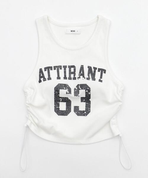 WEGO（ウィゴー）の「WEGO/ナンバリングサイドドロストタンク（タンクトップ・レディース・ネイビー/ホワイト/ワイン・FREE）」の12枚目の写真