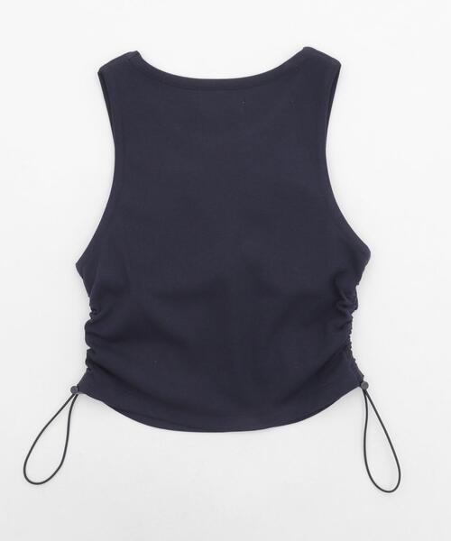 WEGO（ウィゴー）の「WEGO/ナンバリングサイドドロストタンク（タンクトップ・レディース・ネイビー/ホワイト/ワイン・FREE）」の7枚目の写真