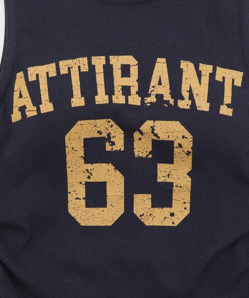 WEGO（ウィゴー）の「WEGO/ナンバリングサイドドロストタンク（タンクトップ・レディース・ネイビー/ホワイト/ワイン・FREE）」の9枚目の写真