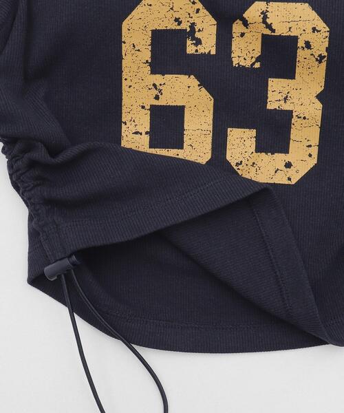 WEGO（ウィゴー）の「WEGO/ナンバリングサイドドロストタンク（タンクトップ・レディース・ネイビー/ホワイト/ワイン・FREE）」の11枚目の写真