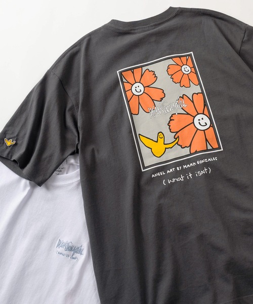 (What it isNt)ART BY MARKGONZALES(ワットイットイズント)の「【75】【(What it isNt) ART BY MARK GONZALES/ワットイズイズント マークゴンザレス】リラックスフィット バックプリントアートグラフィック アソート 半袖Tシャツ/ワンポイント/オーバーサイズ(Tシャツ/カットソー・メンズ・ネイビー/ブラウン/ブラック/チャコールグレー/ホワイト/ホワイト系その他/ブラック系その他/グレー系その他/ブラウン系その他/ブルー系その他/ホワイト系その他2/ホワイト系その他3/ホワイト系その他4/ホワイト系その他5/ブラック系その他2/ブラック系その他3/グレー系その他2/グレー系その他3/グレー系その他4/ブラウン系その他2/ブラウン系その他3/ブラウン系その他4/ブラウン系その他5/ブルー系その他2/ブルー系その他3/ブルー系その他4・M/L/XL)」の12枚目の写真