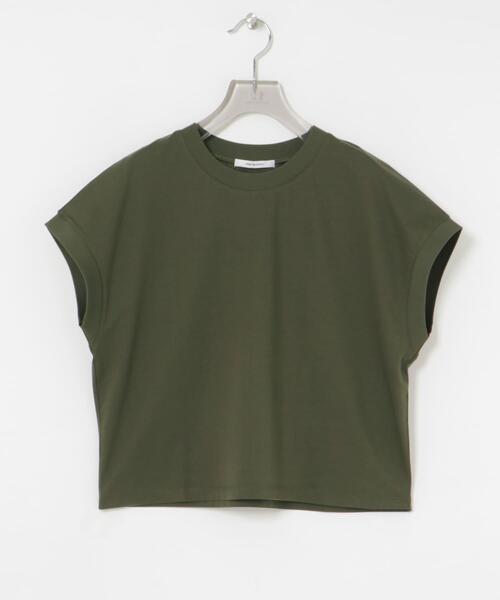 URBAN RESEARCH(アーバンリサーチ)の「スーピマコットンフレンチスリーブカットソー(Tシャツ/カットソー・レディース・ホワイト/ベージュ系その他/カーキ/ブラック・FREE)」の17枚目の写真