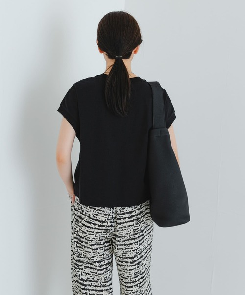 セール】スーピマコットンフレンチスリーブカットソー（Tシャツ
