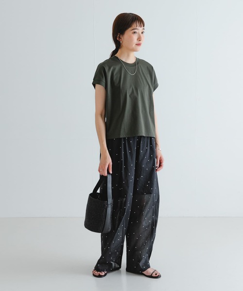 【アーバンリサーチ】スーピマコットンフレンチスリーブカットソー セール】スーピマコットンフレンチスリーブカットソー（Tシャツ