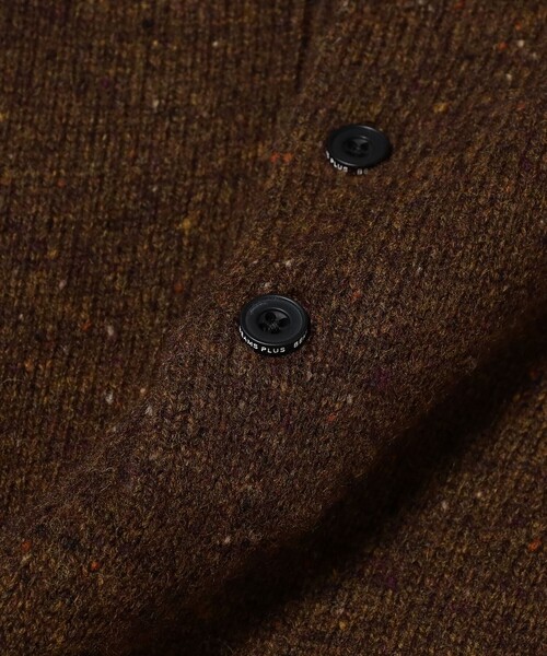 BEAMS PLUS（ビームスプラス）の「9ゲージ ネップ ニット ポロシャツ（ポロシャツ・メンズ・ネイビー/サックスブルー/ミント/ベージュ/ブラウン・XL/L/M/S）」の19枚目の写真