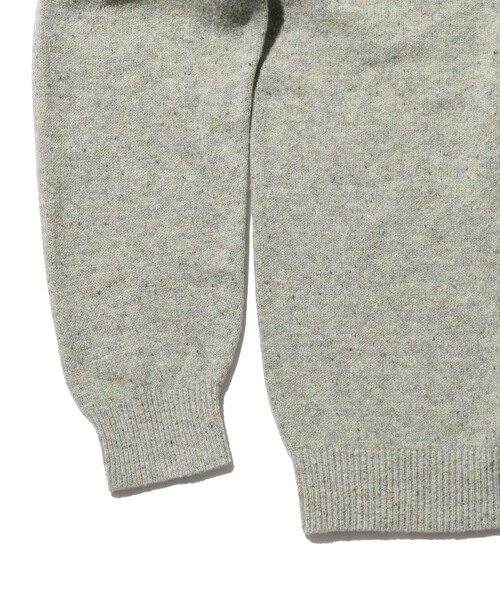 BEAMS PLUS（ビームスプラス）の「9ゲージ ネップ ニット ポロシャツ（ポロシャツ・メンズ・ネイビー/サックスブルー/ミント/ベージュ/ブラウン・XL/L/M/S）」の22枚目の写真