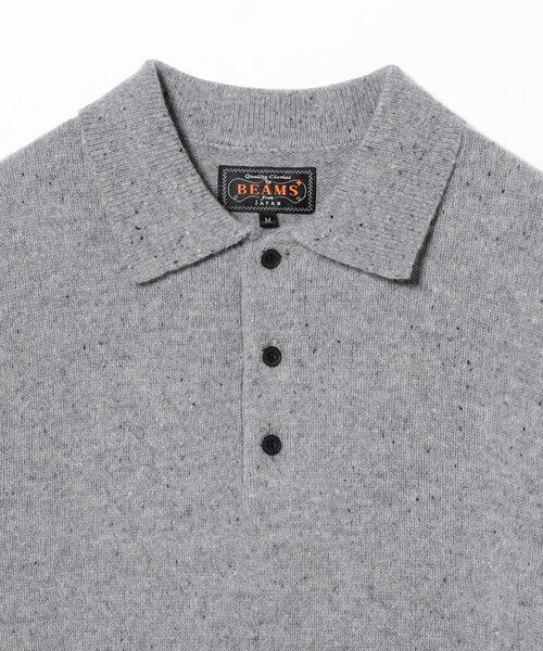 9ゲージ ネップ ニット ポロシャツ（ポロシャツ）｜BEAMS PLUS