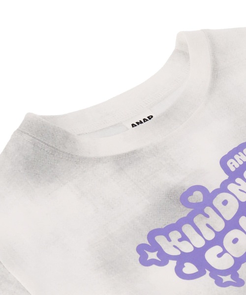 ANAP kids(アナップキッズ)の「タイダイ柄Tシャツ チュール重ねワンピース(ワンピース・キッズ・ブラック/ライトピンク・110cm/120cm/130cm)」の15枚目の写真