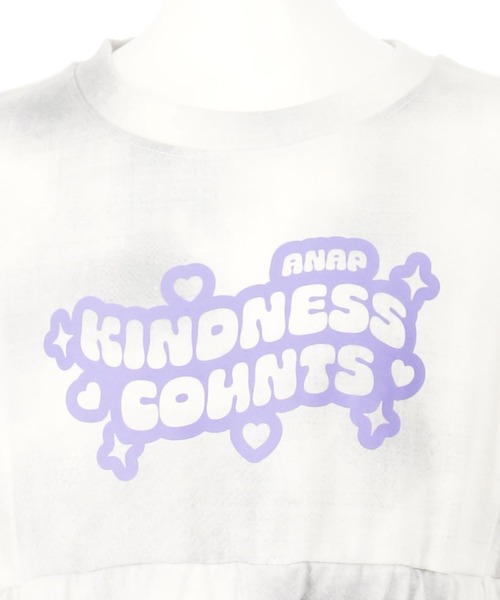 ANAP kids(アナップキッズ)の「タイダイ柄Tシャツ チュール重ねワンピース(ワンピース・キッズ・ブラック/ライトピンク・110cm/120cm/130cm)」の16枚目の写真