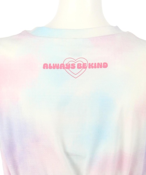 ANAP kids(アナップキッズ)の「タイダイ柄Tシャツ チュール重ねワンピース(ワンピース・キッズ・ブラック/ライトピンク・110cm/120cm/130cm)」の18枚目の写真