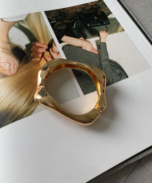 DouDou（ドゥドゥ）の「変形スクエアバングル（ブレスレット・レディース・シルバー/ゴールド・FREE）」の13枚目の写真