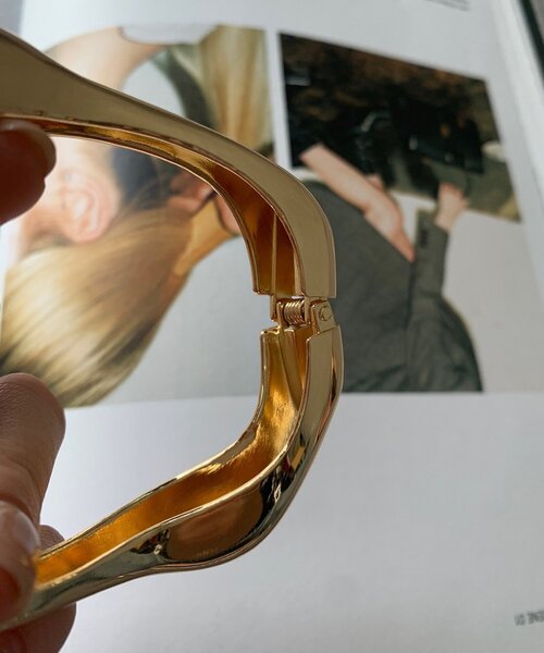 DouDou（ドゥドゥ）の「変形スクエアバングル（ブレスレット・レディース・シルバー/ゴールド・FREE）」の15枚目の写真