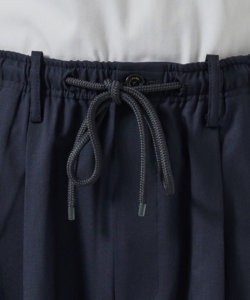 markaware（マーカウェア）の「TRIPLE PLEATED EASY TROUSERS（スラックス・メンズ・ネイビー/ブラック/チャコールグレー・1/2）」の21枚目の写真