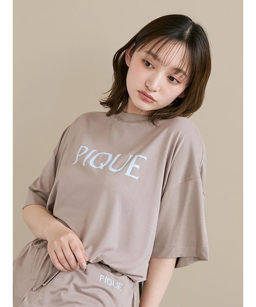 新品★ジェラートピケ　ルームウェア　グレー　未使用 ジェラートピケ gelato pique ルームウェア 上下セット グレー