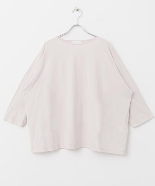 かぐれ(カグレ)の「ボートネック7分袖ワイドカットソー(Tシャツ/カットソー・レディース・ピンク/ネイビー/オフホワイト・FREE)」の20枚目の写真