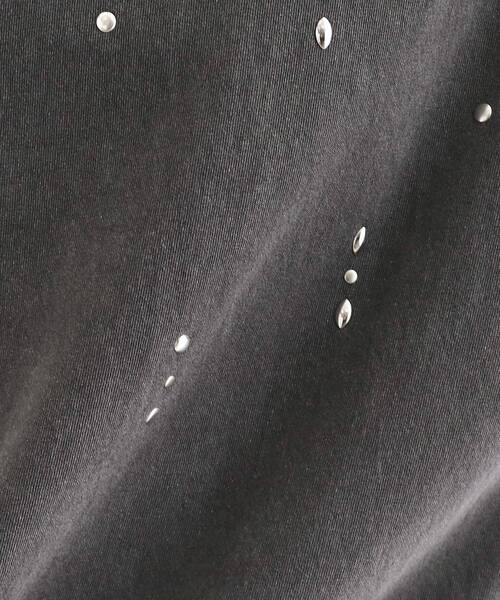 tk.TAKEO KIKUCHI（ティーケータケオキクチ）の「ヴィンテージライクスタッズTシャツ（Tシャツ/カットソー・メンズ・ブラック/ブラウン系その他/オフホワイト・01/02/03）」の9枚目の写真