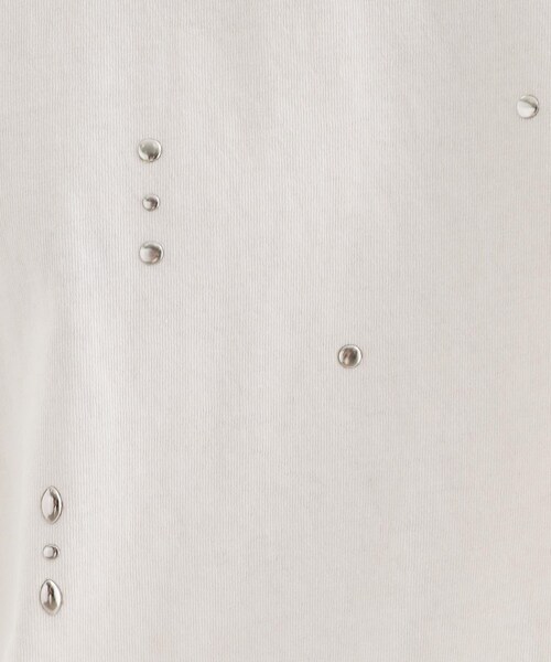 tk.TAKEO KIKUCHI（ティーケータケオキクチ）の「ヴィンテージライクスタッズTシャツ（Tシャツ/カットソー・メンズ・ブラック/ブラウン系その他/オフホワイト・01/02/03）」の15枚目の写真