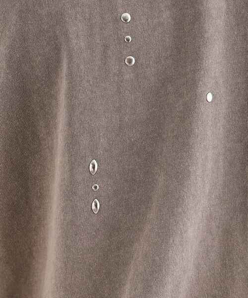 tk.TAKEO KIKUCHI（ティーケータケオキクチ）の「ヴィンテージライクスタッズTシャツ（Tシャツ/カットソー・メンズ・ブラック/ブラウン系その他/オフホワイト・01/02/03）」の21枚目の写真