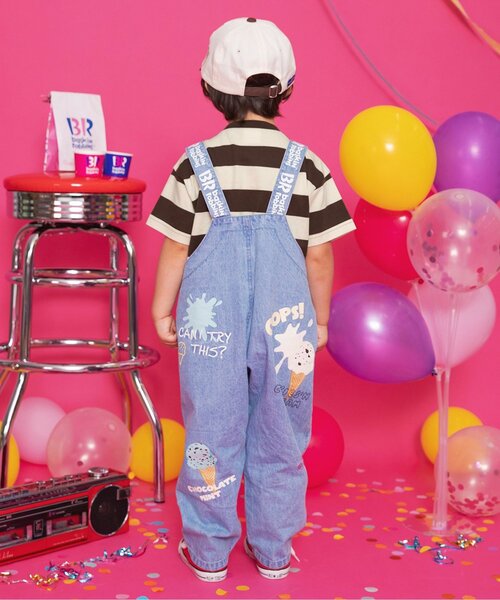 BREEZE（ブリーズ）の「【リンク】サーティワン フレーバーボーダーTシャツ（Tシャツ/カットソー・キッズ・ピンク/ブラウン/ミント/グリーン・130/80/120/110/100/90/140）」の14枚目の写真