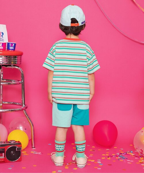 BREEZE（ブリーズ）の「【リンク】サーティワン フレーバーボーダーTシャツ（Tシャツ/カットソー・キッズ・ピンク/ブラウン/ミント/グリーン・130/80/120/110/100/90/140）」の16枚目の写真